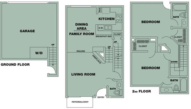 Floorplan - The Oaks Apartments