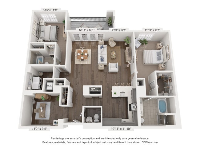 Floorplan - The Residences at Amberley Woods