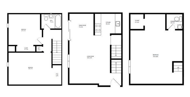 Floorplan - 2714-20 N. Mildred