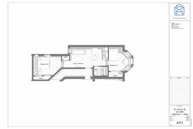 Floorplan - Brand-New Luxury Residences in the Heart of Historic Capitol Hill