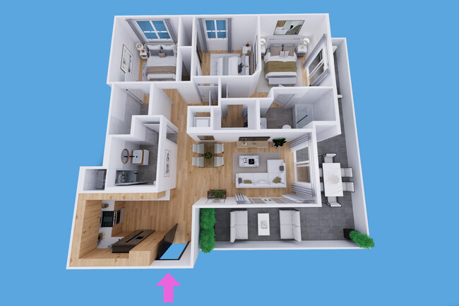 Pablo Floor Plan - Gordon Fountain