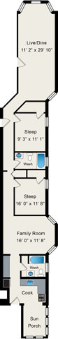 Floorplan - 429 W Melrose Apartments