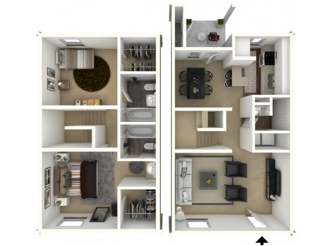Floorplan - Amber Dawn Apartments