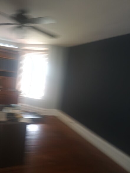 Living Room with Gray and Blue Walls an - 238 N Lockwood Ave