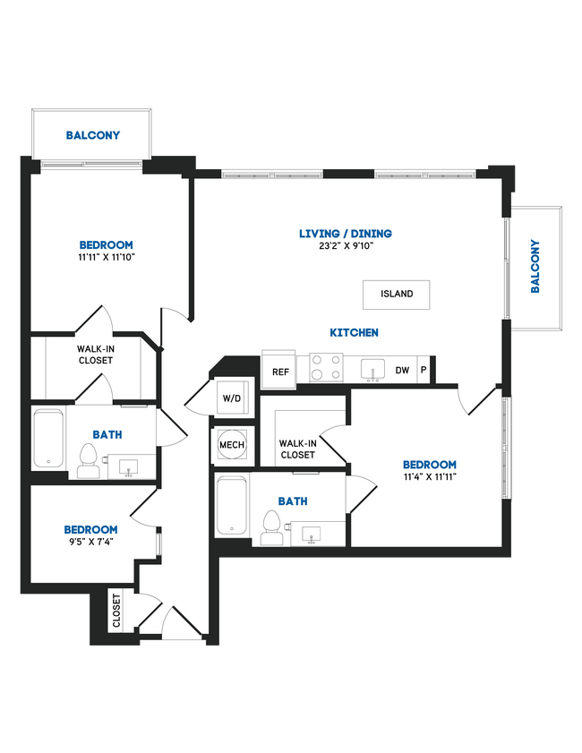 Floorplan - The Chase at Bryant Street