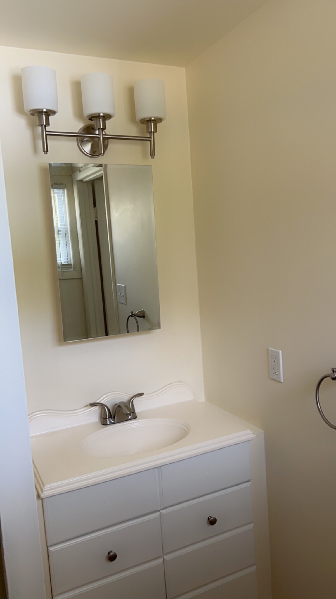Bathroom sink and large medicine cabinet - 7 Callahan Dr