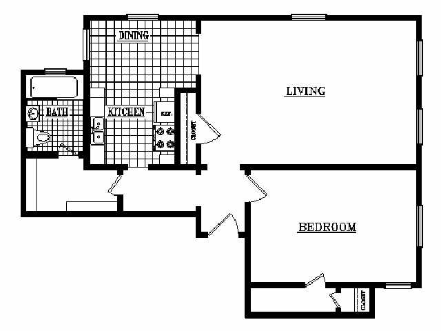 1BR/1BA - The Fleur De Lis Apartments