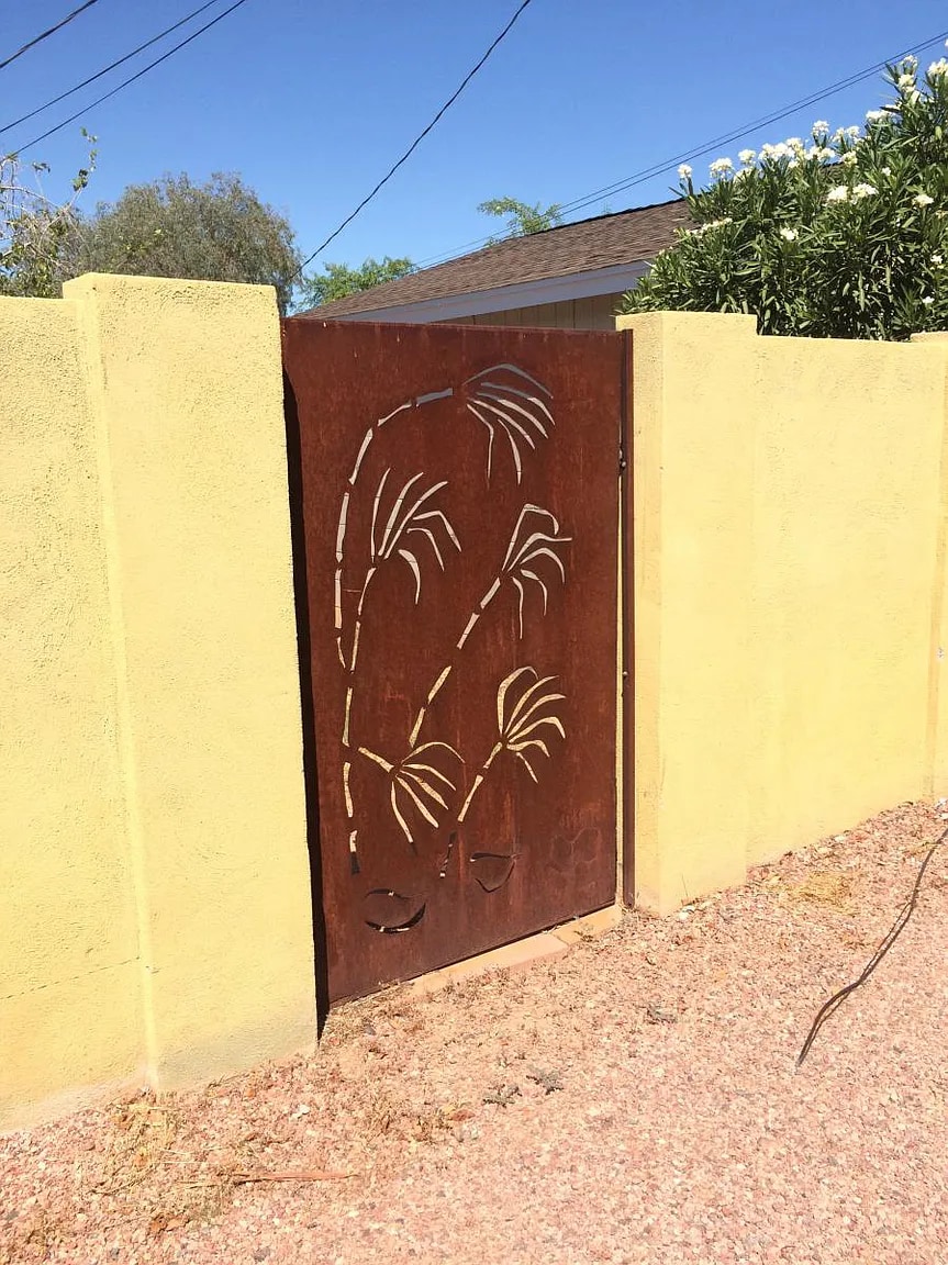 side door to the outdoor patio - 1140 E Coronado Rd