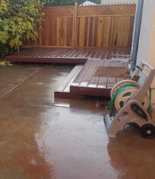 Back patio area - 10832 Westminster Ave
