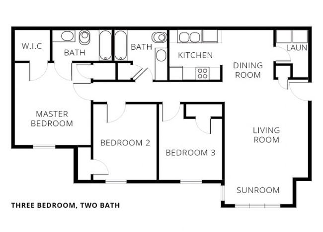 Floorplan - Meadow Park Apartments