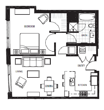 1BR/1BA - Richards Court