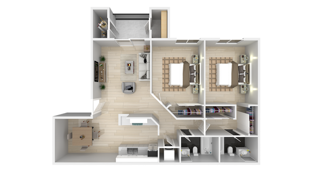 Floorplan - La Jolla Blue Apartments