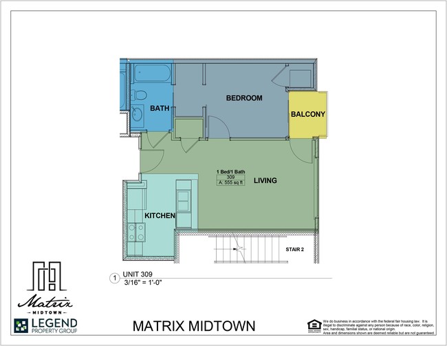 Floorplan - Matrix Midtown