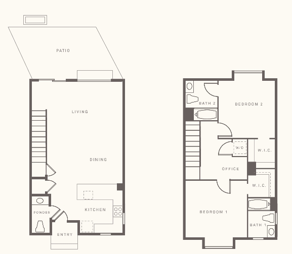 2BR/2.5BA - Field House at Bay Meadows