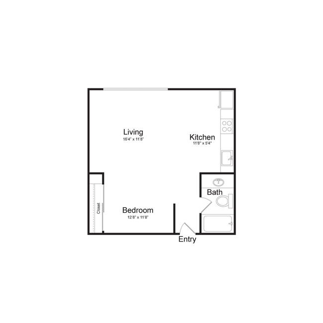 Floorplan - Lake Crest Apartments