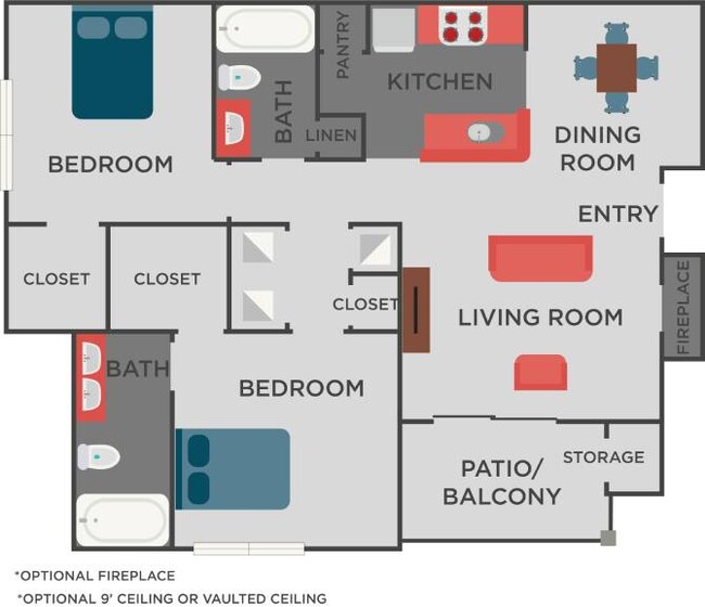 Floorplan - Autumn Park Apartments