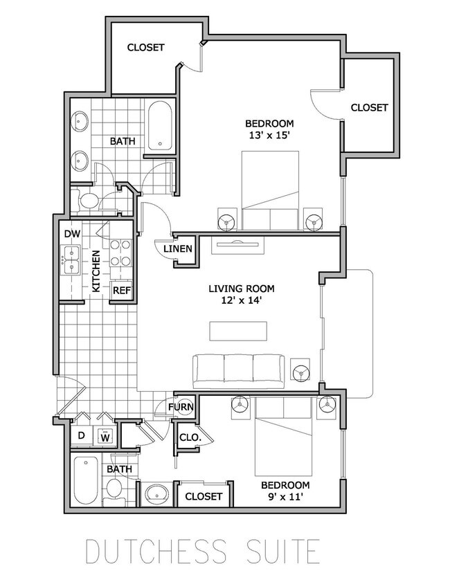 The Abbey Apartments 1530 E Erie St Springfield MO 65804 Apartment