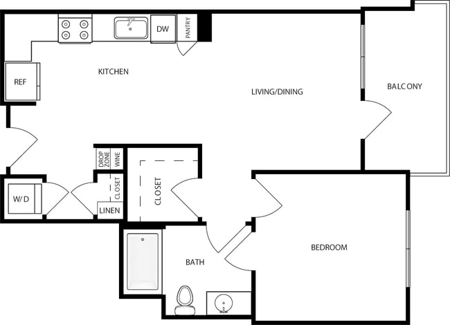 Floorplan - Mara Pacific Beach