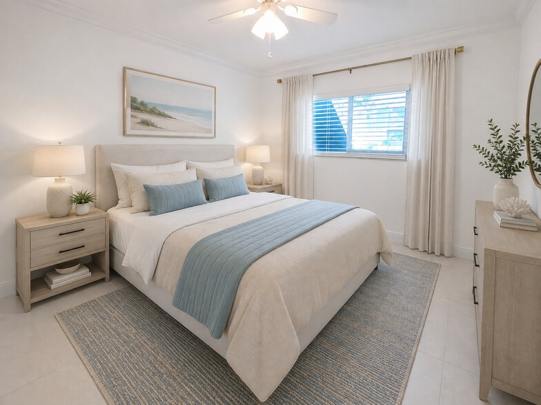 Bedroom 3. Virtually staged for Design Purposes only. Rental is unfurnished - 154 Cypress Way E