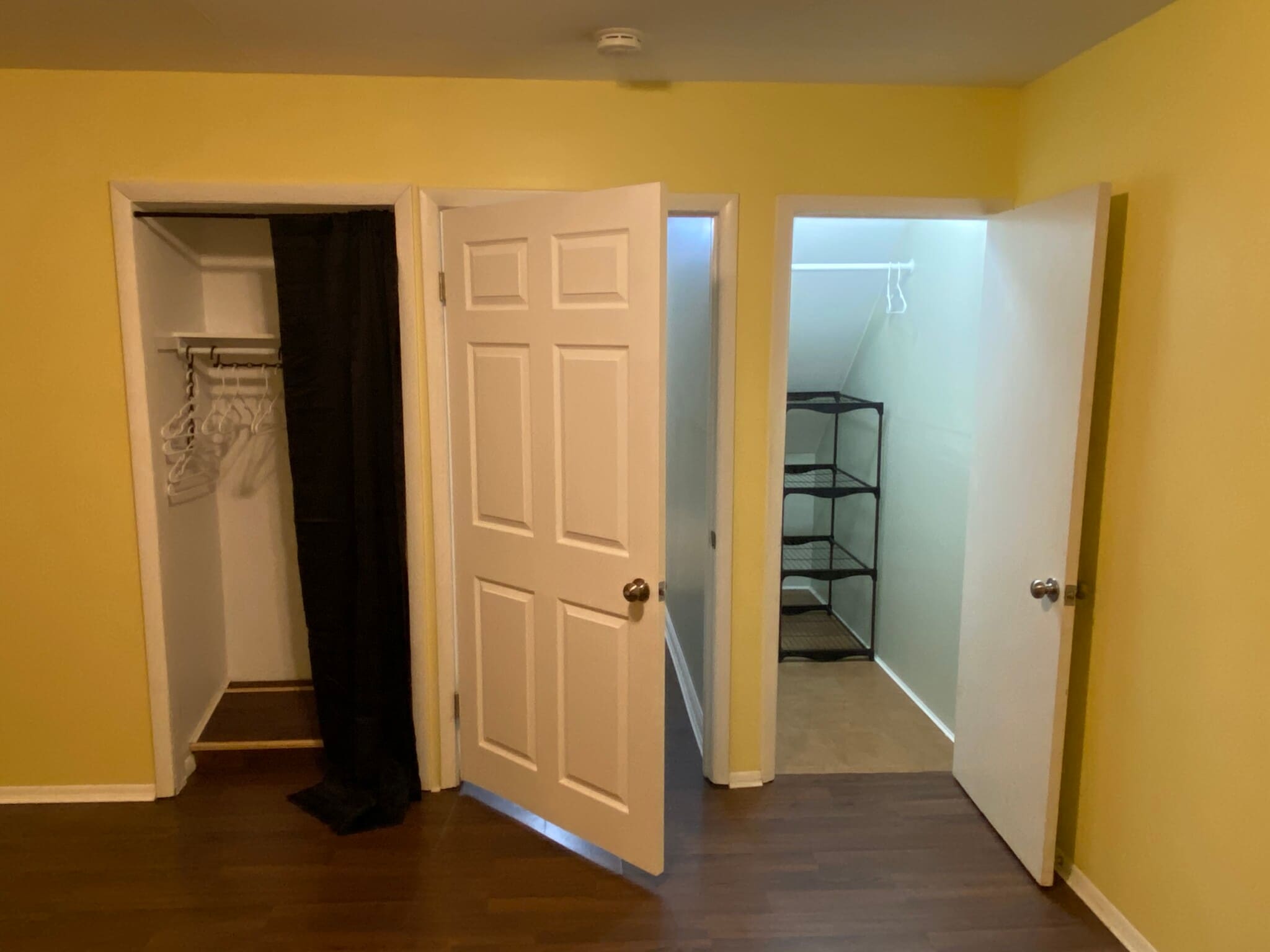 Two separate closet spaces - 8371 Stationhouse Ct