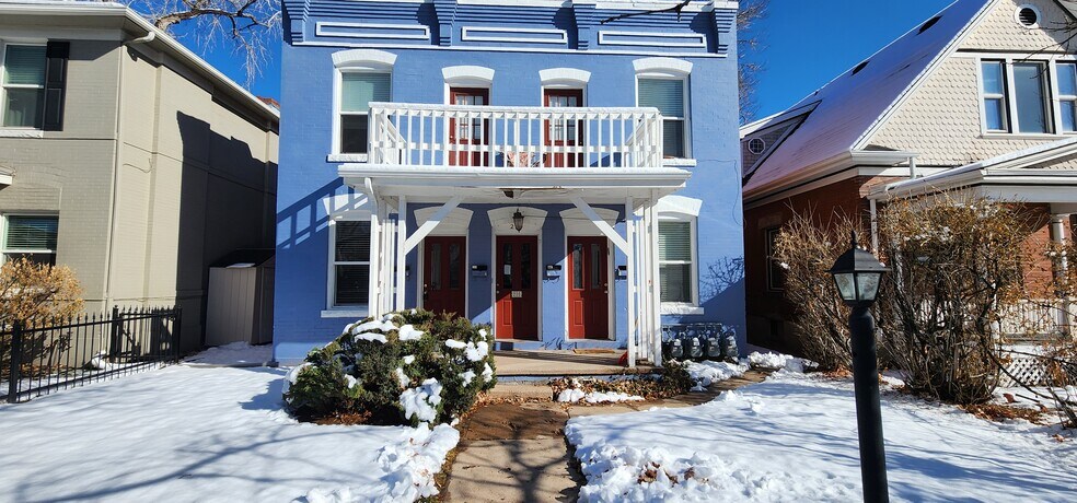 Building in winter - 210 S Logan St