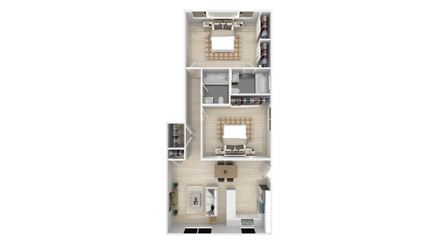 Floorplan - The BLVD Apartments