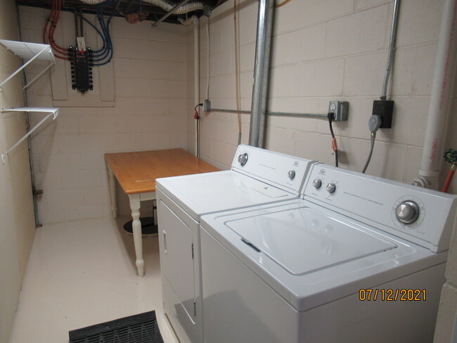 Laundry Room with Washer & Dryer - 121 Bell Ave