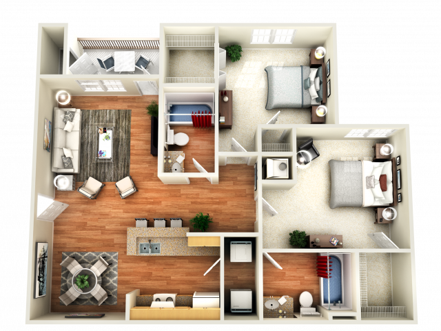 Floorplan - Peaks at Gainesville