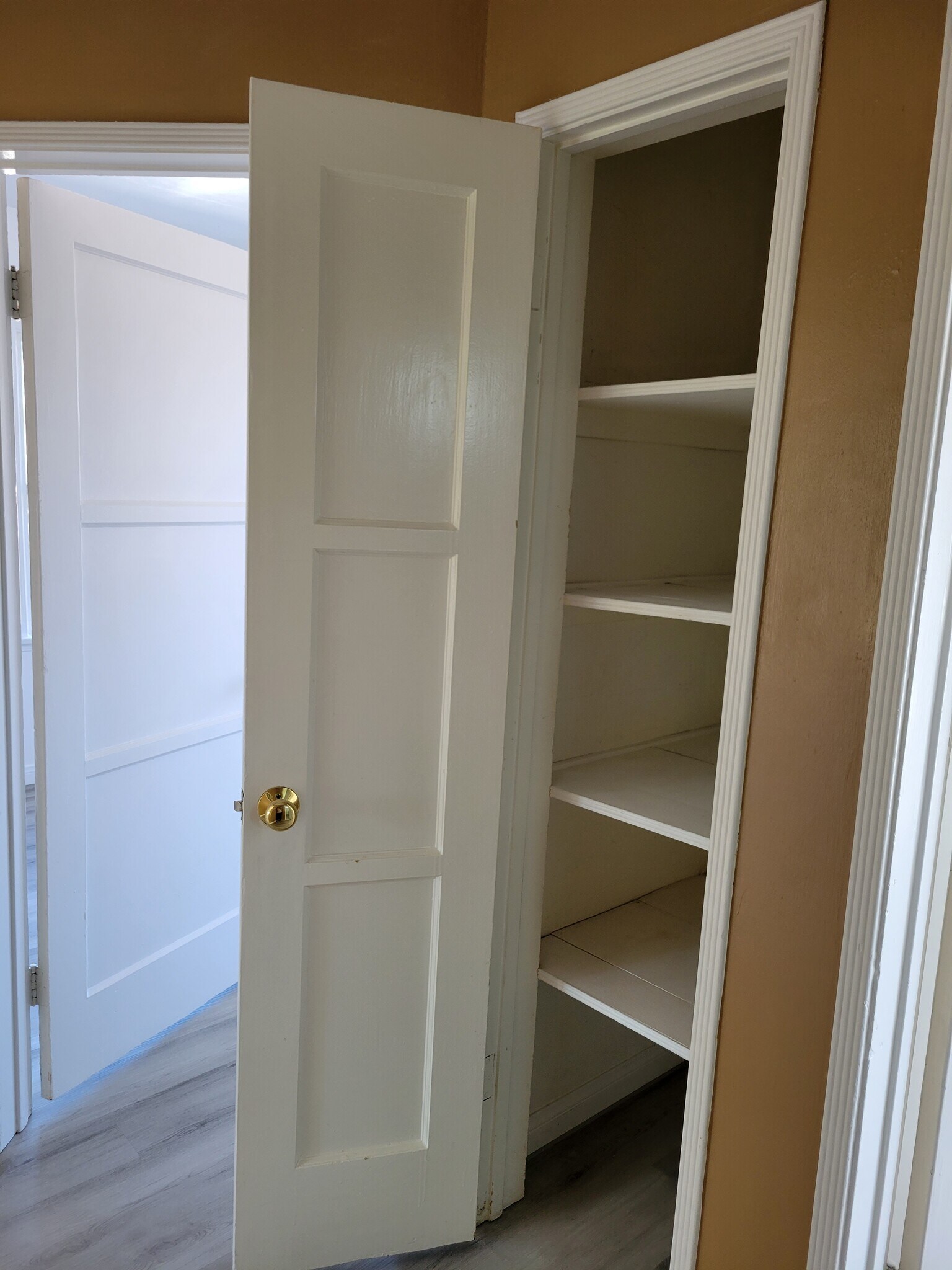 HALLWAY / LINEN CLOSET/BEDROOM VIEW - 2416 Flower St