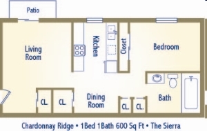 1BR/1BA - Chardonnay Ridge