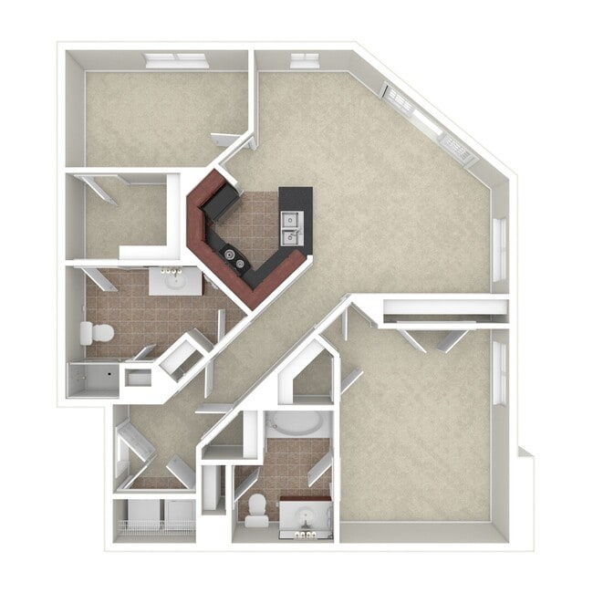 Floorplan - Ashley Square at SouthPark