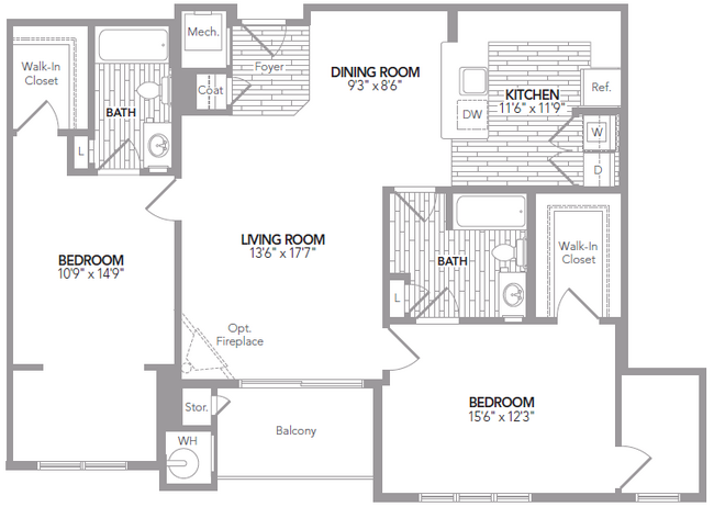 Floorplan - The Elms at Shannon's Glen