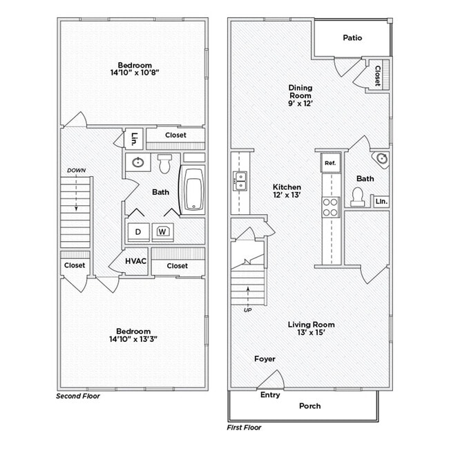 Floorplan - New Village Homes & Whitney Young Townhomes