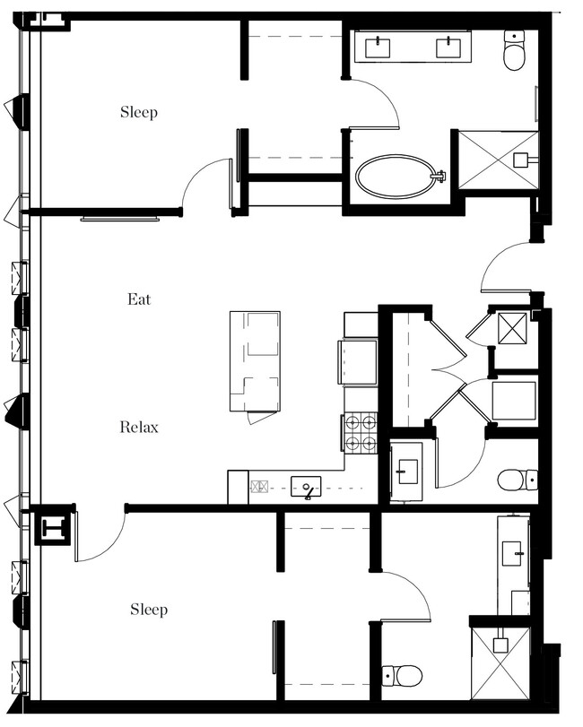 Floorplan - The Residences at Rainier Square