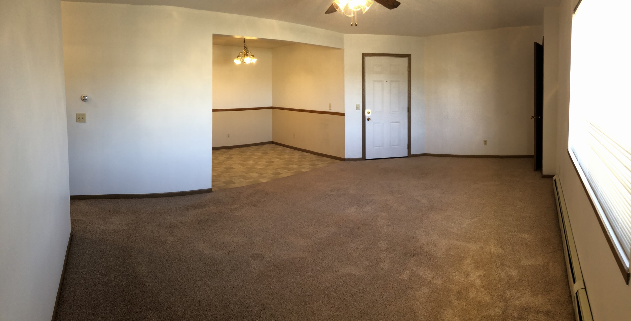 Living room and dining room - 1500 Northgate Dr