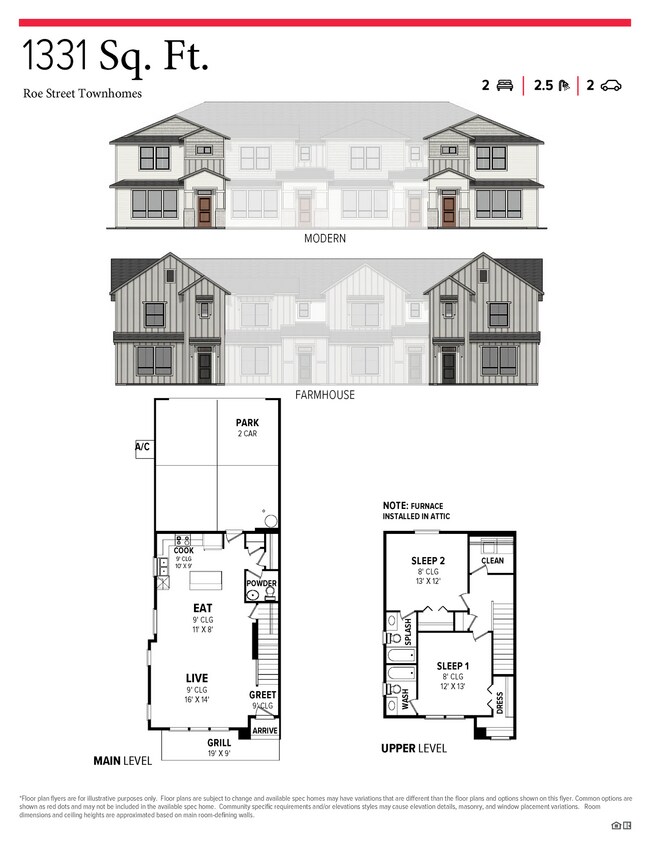 Floorplan - Roe Street Townhomes