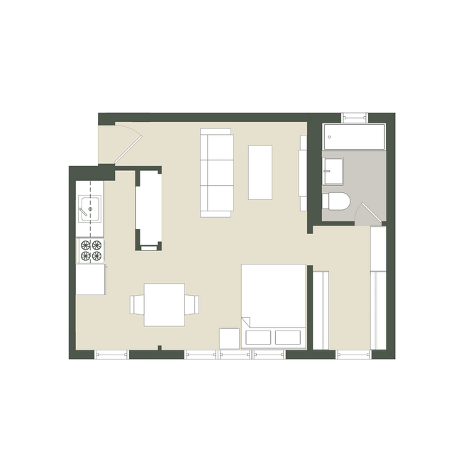 Floorplan - 1807-09 N. Lincoln Park West