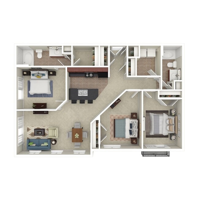 Floorplan - Ashley Square at SouthPark