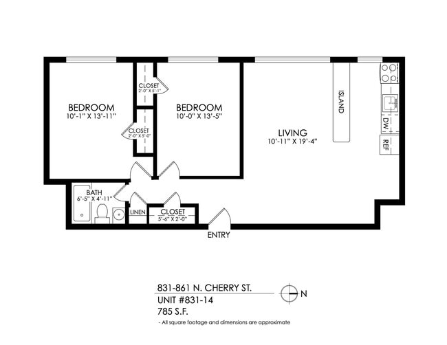 Floorplan - 831-861 Cherry