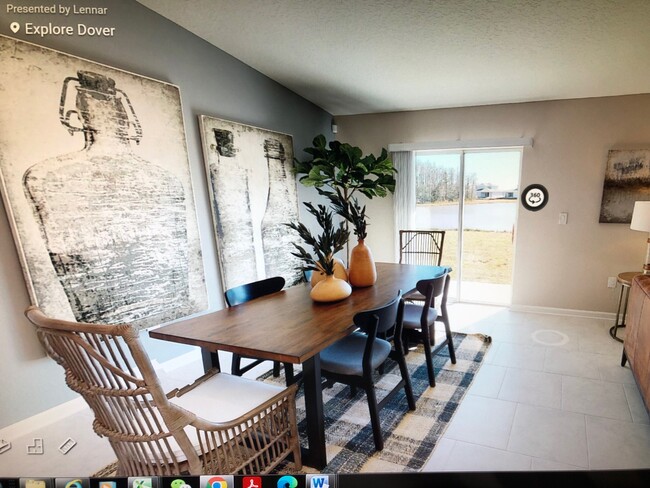 Dinning area, photo from model house - 656 Tanaro Ln