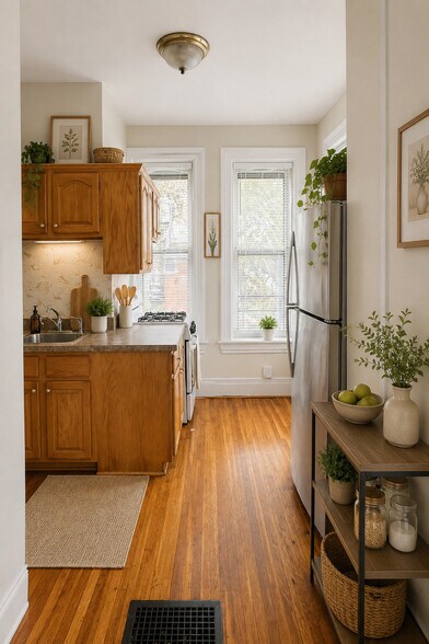 Furniture shown in photos is for staging and demonstration purposes only - 265 Alexander St