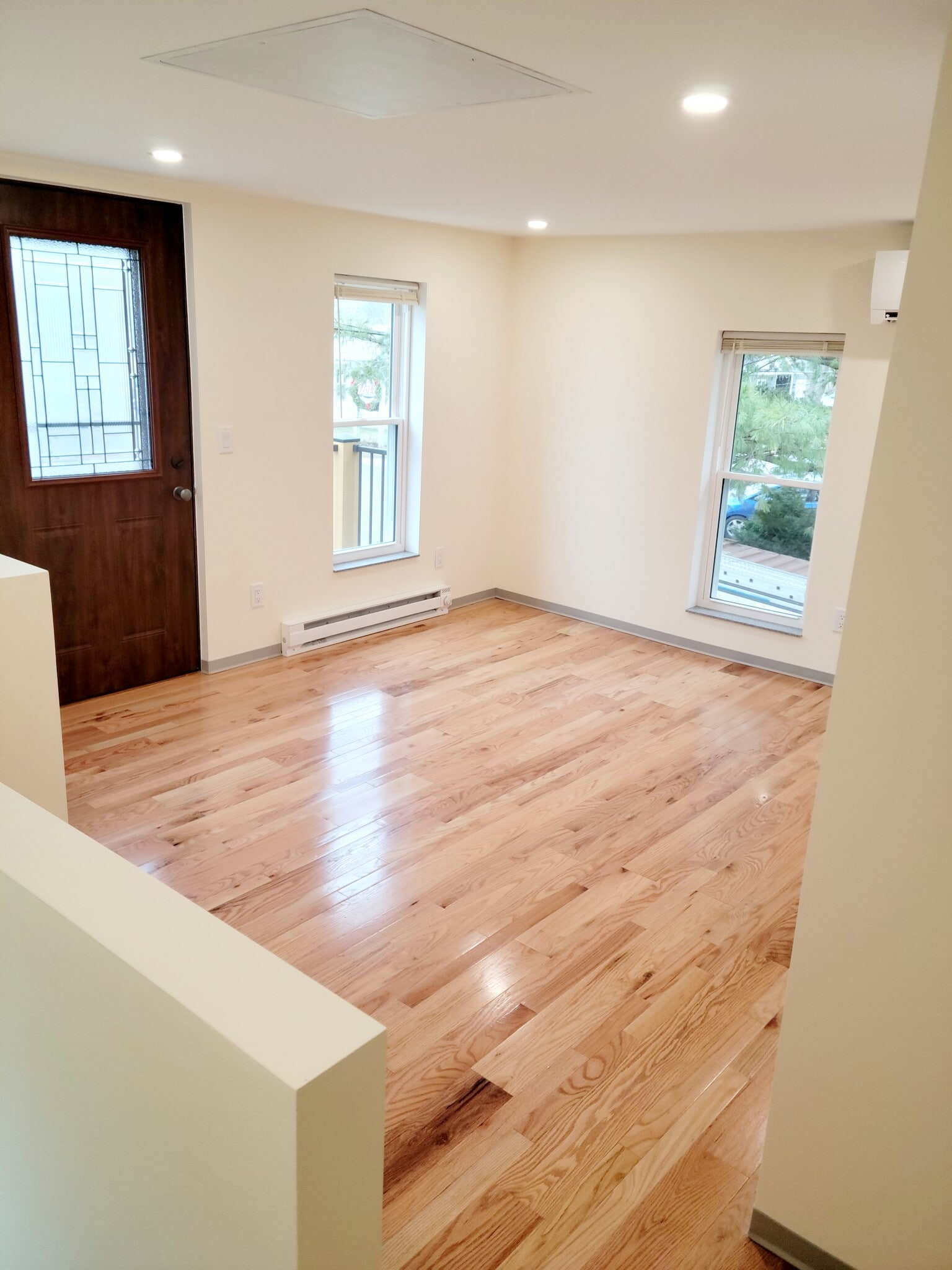 Bedroom. Hardwood floors throughout the unit. - 6735 Henry Rd