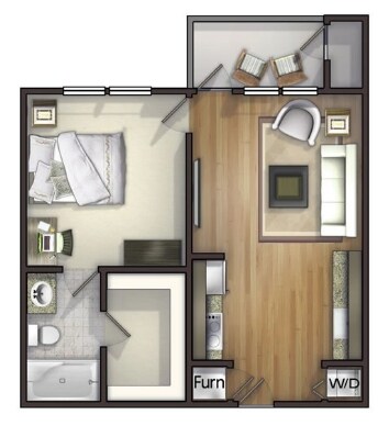 1BR/1BA - Evergreen Auburn