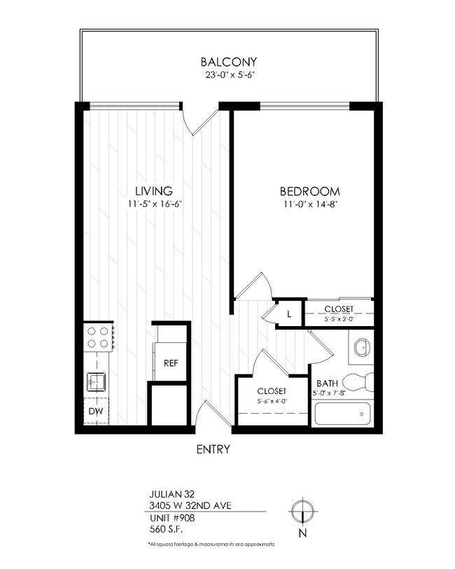 Floorplan - Julian32 at Highlands Square
