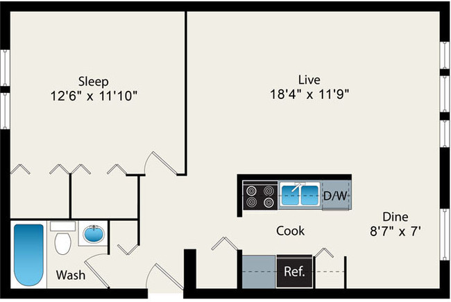 Floorplan - Reside at 2727