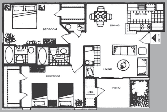 Floorplan - Century Park Apartments