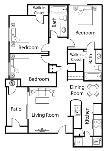 3BR/2BA - Reserve at Thornton