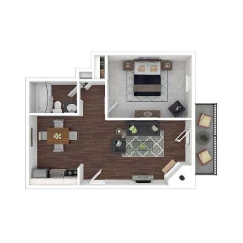 Floorplan - Miramar Apartments