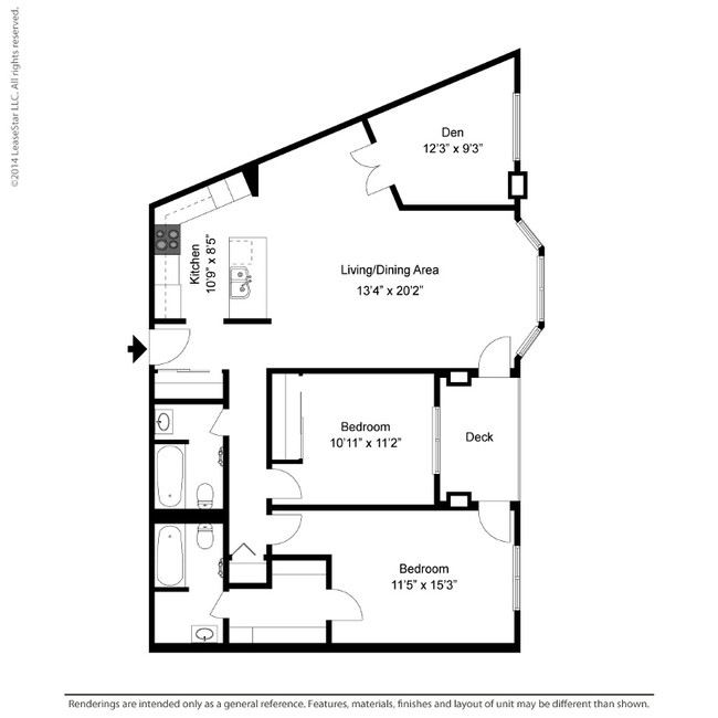 Floorplan - Vernon Oaks Apartments