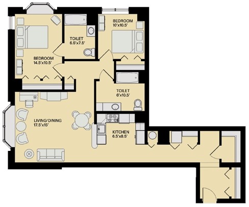 Floorplan - Marion Square